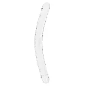 Dvojni dildo realističen dvojni dildo 45 cm prozoren