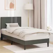 Krevetna konstrukcija Tamnosiva 90 x 190 cm Kordura tekstil