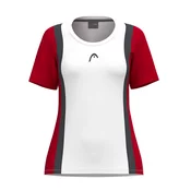 Dekliška majica Head CLUB 25 Tech T-Shirt Girls Red/White 152 cm