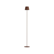 LED prigušiva punjiva podna lampa 3u1 LED/4W/5V 4400 mAh 3000K IP54 braon