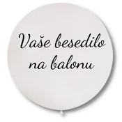 Personal Balon z besedilom - bel 80 cm