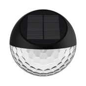 Aigostar - LED solarno zidno svetlo LED/2W/1,2V crna 2700K IP44