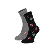 Dolge nogavice Lasocki 2MB-001-AW24 (2-pack) Siva