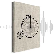 Slika - Vintage Bicycle (1 Part) Vertical 40x60 Akusticna