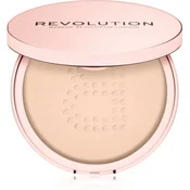 Makeup Revolution Conceal & Fix prozirni puder u prahu vodootporno nijansa Medium Yellow 13 g