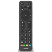 Hama 2-v-1 univerzalni daljinski upravljalnik črne barve