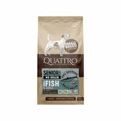 Quattro Senior & Diet Small Breed Hrana za Pse z Belo Ribo in Krilom 1,5 kg