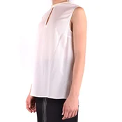 Pinko bela bluza brez rokavov