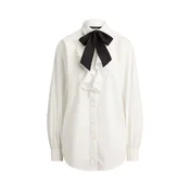 Lauren Ralph Lauren Bluza črna/bela