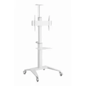 GEMBIRD TVS-70T-02-W Aluminijasto talno stojalo za TV s kolesi 37-70 Bel, (5000115349)