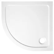 AQUALINE TECMI Kvadrantna Sprchová Vanička, 90x90cm, R550, Bela