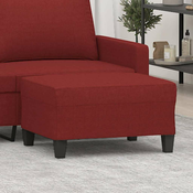 vidaXL Stolček za noge vinsko rdeče 70x55x41 cm blago