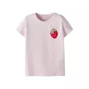 NAME IT Majica NMFJUANITTA svetlo zelena/rosé/temno rdeča