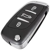 MODECAR Ohišje daljinskega upravljalnika s 3 gumbi za Peugeot 207 307 308 407 408 508 3008 rcz