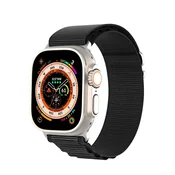 Dux Ducis DUX DUCIS najlonski pasek GS za Apple Watch 42/44/45/49 mm, črn