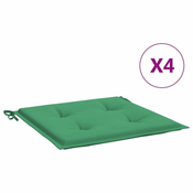 Jastuci za vrtne stolice 4 kom zeleni 50x50x4 cm tkanina Oxford