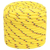 vidaXL Večnamenska uporabna vrv 16 mm 25 m Rumena PP