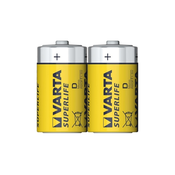 Varta 2020 - 2 kom cink-ugljene baterije SUPERLIFE D 1,5 V