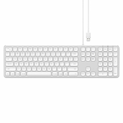 Satechi Aluminum Wired Keyboard for Mac - Silver