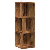 Kutni ormar staro drvo 33x33x100 cm konstruirano drvo