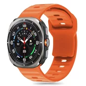 Silikonski pašček za uro Samsung Galaxy Watch Ultra 47 mm - oranžen