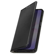AVIZAR Preklopna torbica za Galaxy A07 magnetna z držalom za kartice in funkcijo stojala, Črna, (5000189034)