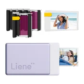 Liene Pearl N200 Pro komplet foto tiskalnik 2x3 (Vijoličen)