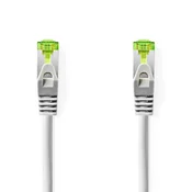 Nedis Omrežni kabel CAT7 | S/FTP | RJ45 Moški | RJ45 Moški | 5,00 m | Brez oprijema | Okrogla | LSZH | Siva | Oznaka