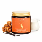 shumee Karamelna torta - Sladka sojina sveča karamelna vanilijeva krema 120 ml yush