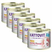 Kattovit Niere/Renal v konzervi - piščanec 6 x 185 g