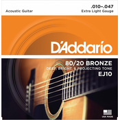 DAddario EJ10 80/20 žice za ak. gitaru