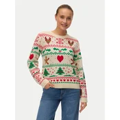 Vero Moda Pulover New Christmas 10334011 Pisana Regular Fit