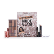 MAKEUP REVOLUTION Set za šminkanje, Get the Look Nude glam, 6 proizvoda