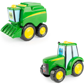 Set igračaka John Deere - Johnny traktor i kombajn Corey