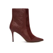 Eva Minge Škornji EO-DELLA-GLC9036-5.5-888 Bordo rdeča