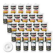 IsolBau Sanitarni silikon Beli Sanitär Silikon 20 x 300ml