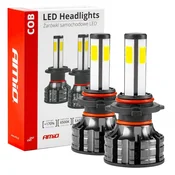 shumee LED avto žarnice COB HB3 6500K serije AMIO-02846