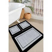 Lessentiel Maison Set prostirki za kupatilo Regona, 3 Komada, Siva