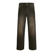 JACK & JONES Kavbojke JJIALEX JJORIGINAL črn denim