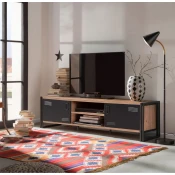 Hanah home TV Komoda Cosmo Rex Bež-Crna