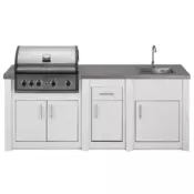 Grandpro Letna kuhinja 294 ALU Series - Bela + Pro Elite [SWPE3SDD00]