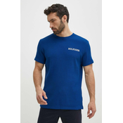 Pamucna homewear majica kratkih rukava Tommy Hilfiger boja: tamno plava, bez uzorka