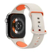 SPIGEN NANO POP zamjenska traka, prilagođena veličina, silikon, BEŽ AMP09323