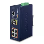 PLANET IGS-5225-4P2S network switch Managed L2+ Gigabit Ethernet (10/100/1000) Power over Ethernet (PoE) Blue
