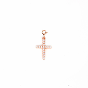 Memoire Collectable Cross w Zircons Charm Privjesak