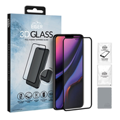Eiger 3D GLASS Full Screen Tempered Glass Screen Protector for Apple iPhone 11/XR in Clear/Black