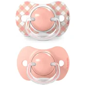 Suavinex Wild & Free Anatomical Silicone 0-6m duda Pink 2 kos