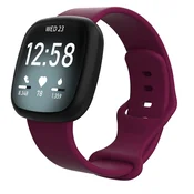 INF Fitbit Versa 3/Fitbit Sense zapestnica silikon Burgundija (S), (21264675)