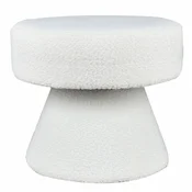 Casa Padrino Stool White A� 52 x H. 46 cm - Round Living Room Ottoman