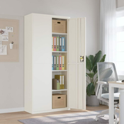 Ormaric za spise bijeli 90 x 40 x 200 cm celicni